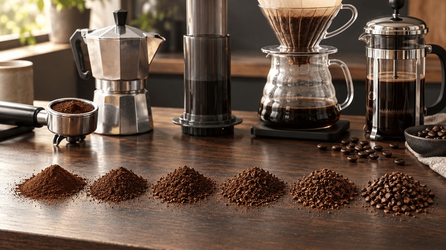 Coffee Grind Size Guide for Every Brewing Method