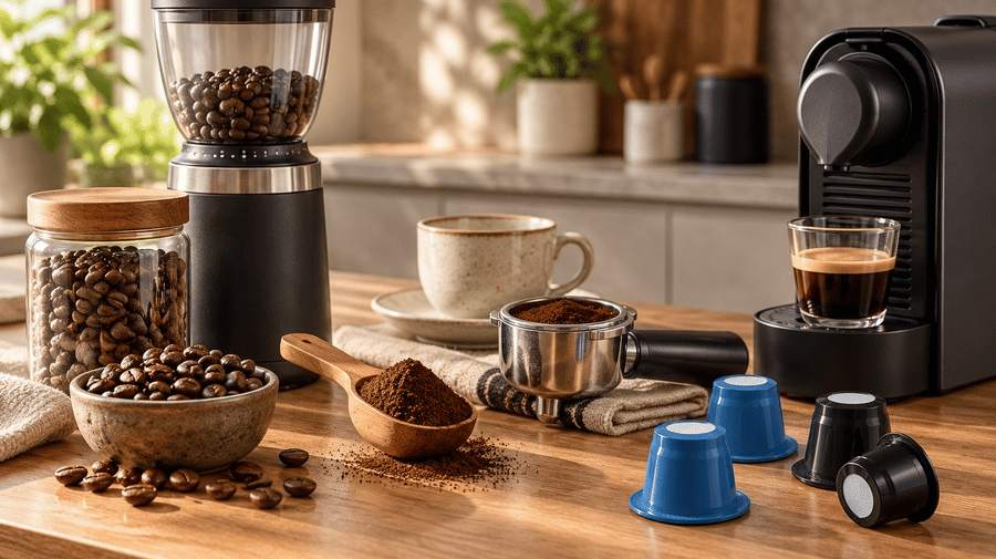 Whole Beans, Ground Coffee or Capsules: Which Is Best?