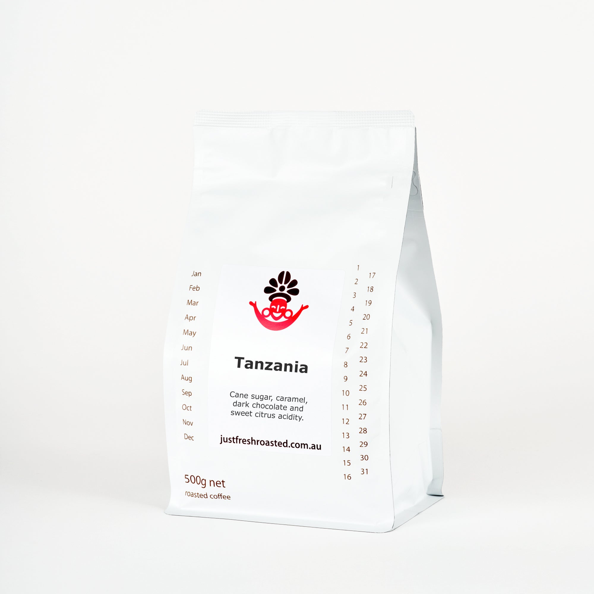 500g Tanzania single origin roasted coffee