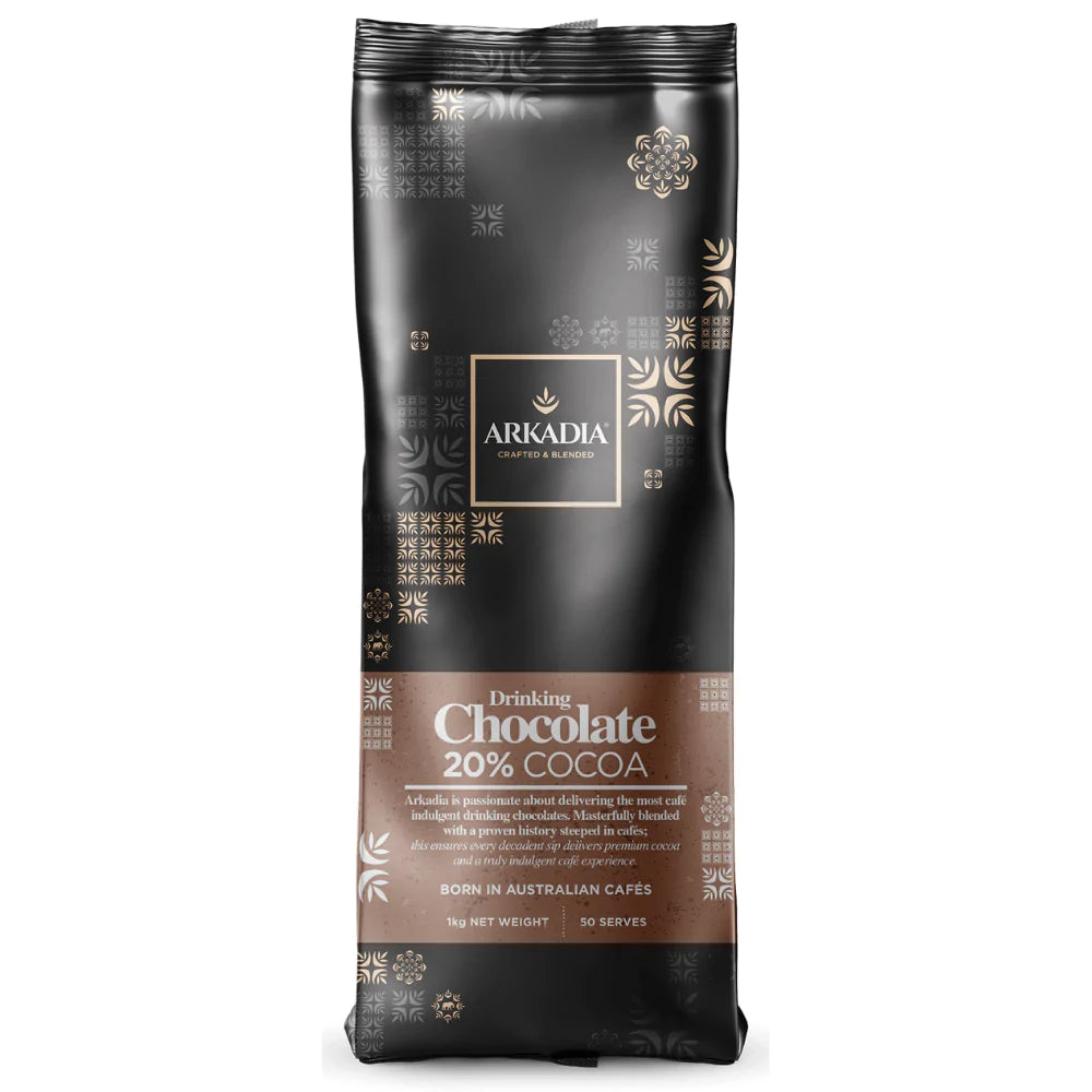 1kg pack of delicious Premium 28% cocoa Drinking chocolate powder