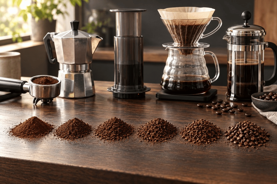 Coffee Grind Size Guide for Every Brewing Method