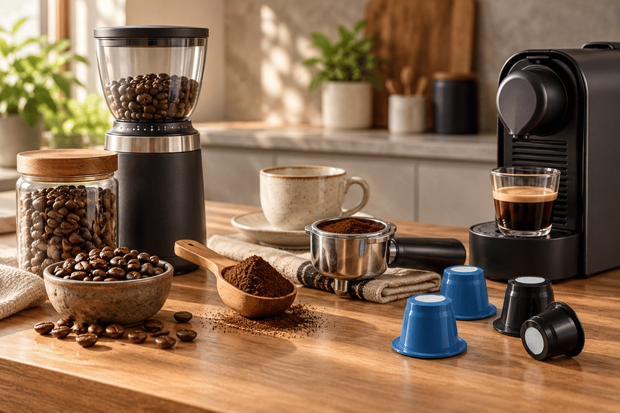 Whole Beans, Ground Coffee or Capsules: Which Is Best?
