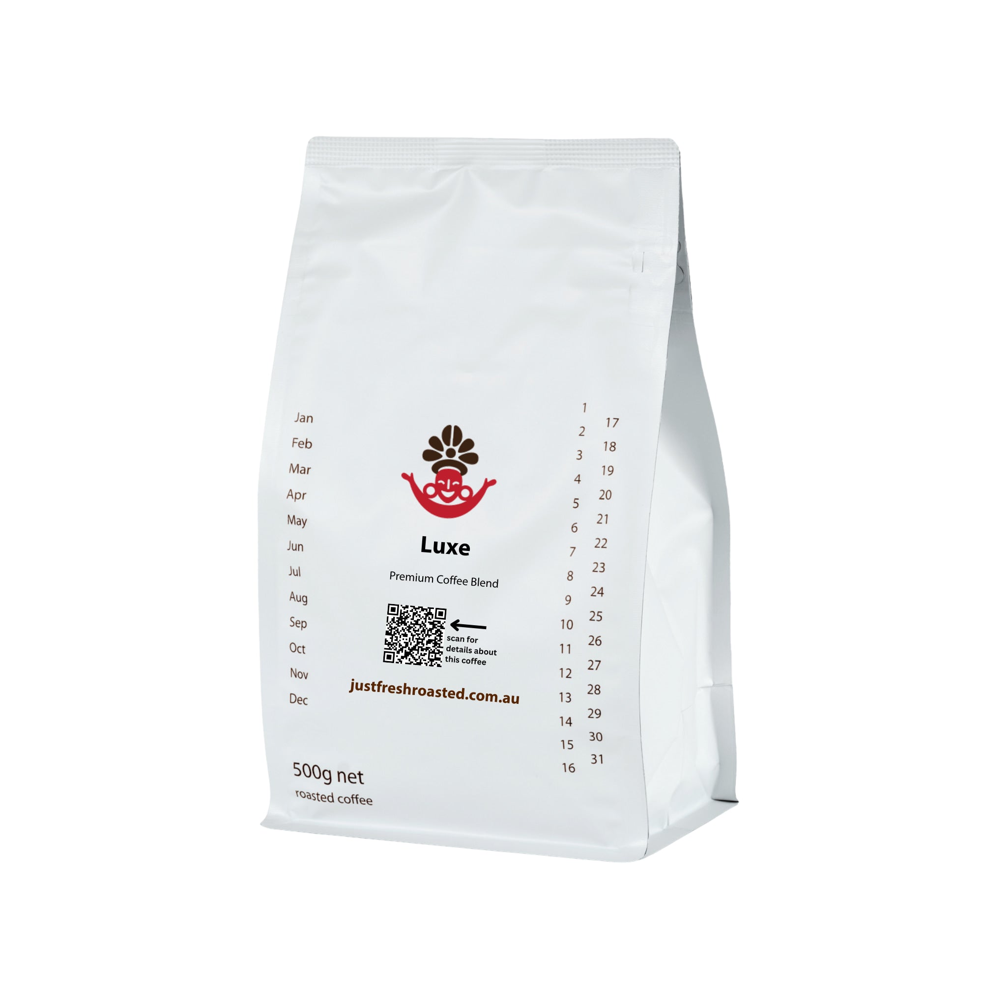 500g Luxe blend fresh roasted coffee