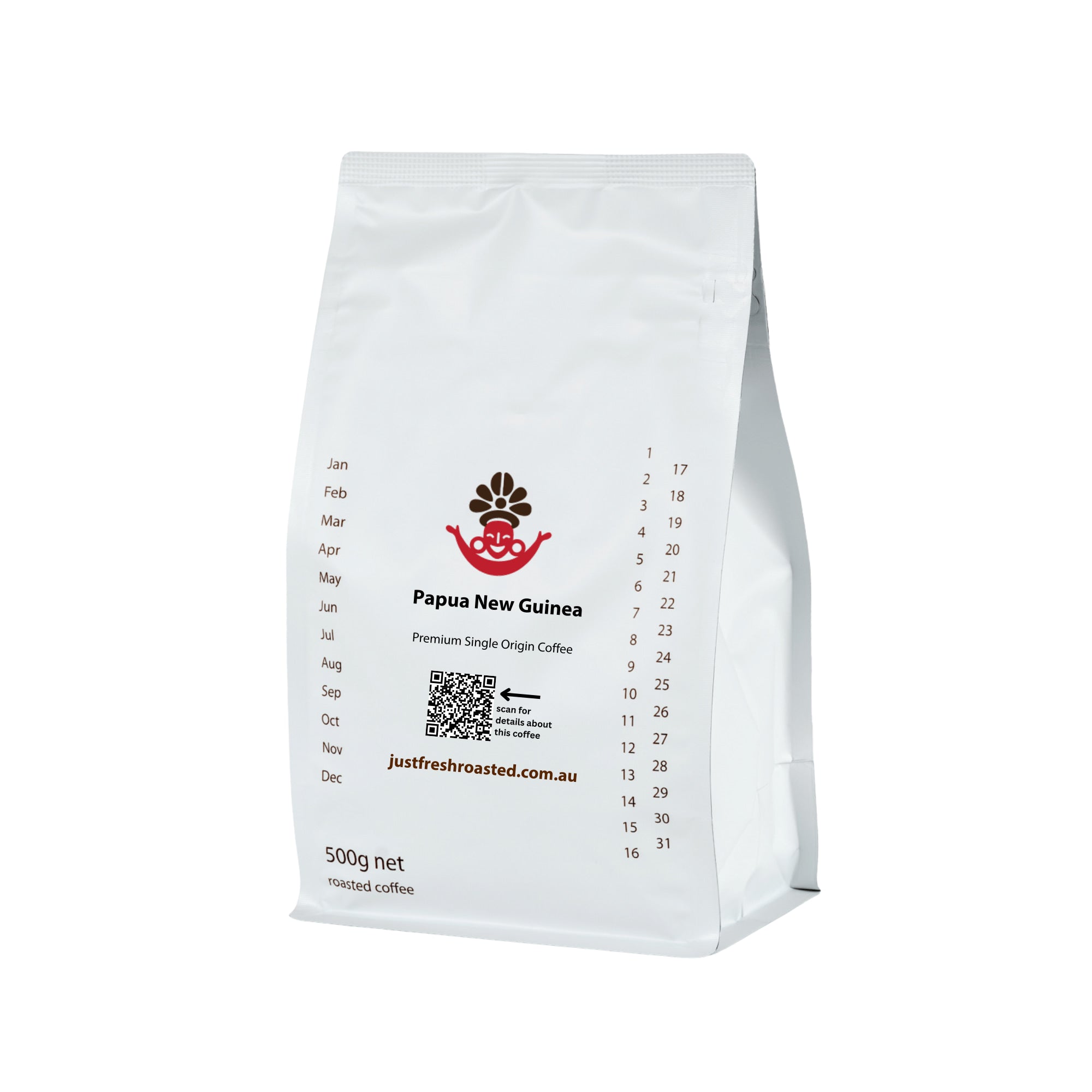 500g Papua New Guinea roasted coffee