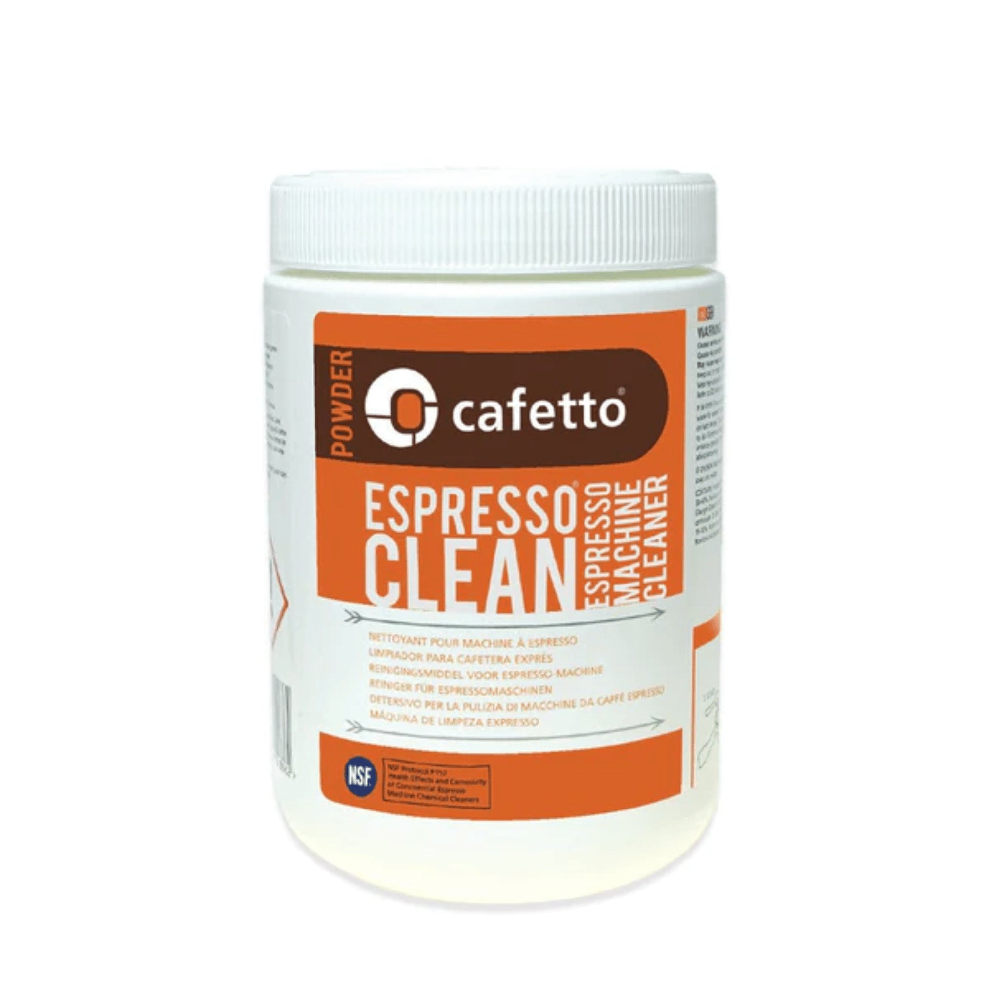 Cafetto 500g espresso machine cleaning powder