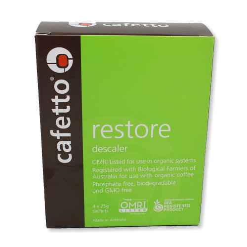 Cafetto Restore descaler pack of 4 satechels